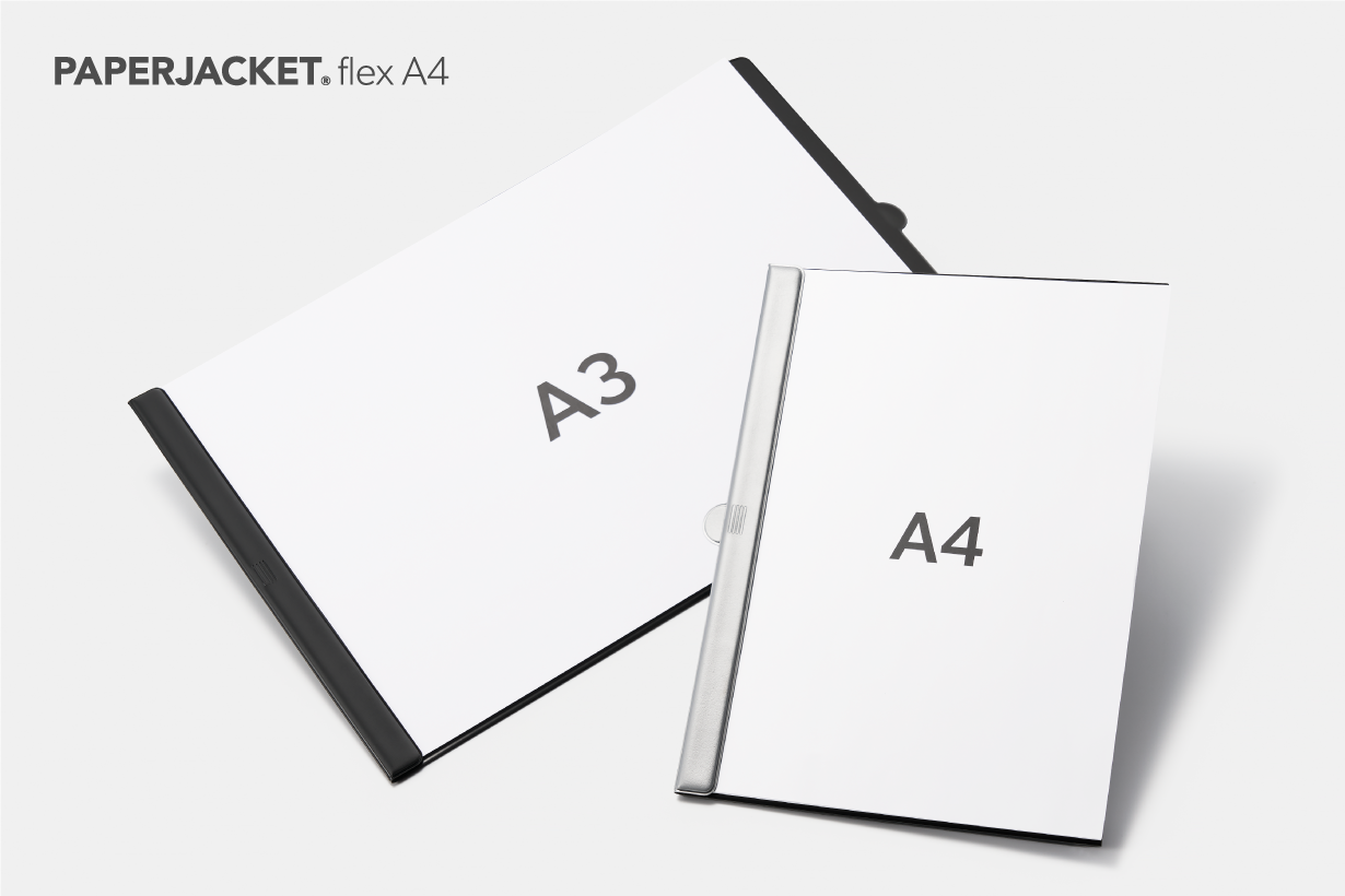 PAPERJACKET flex ブラック A4・A5セット バタフライボード PAPERJACKETflexphoto-